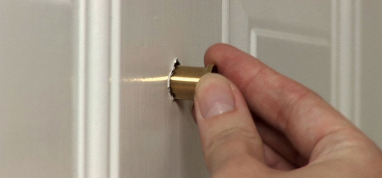 peephole door repair in Mendota