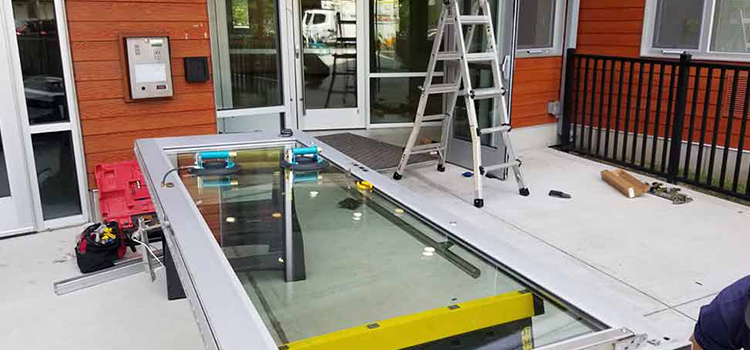 storefront door glass replacement Mendota